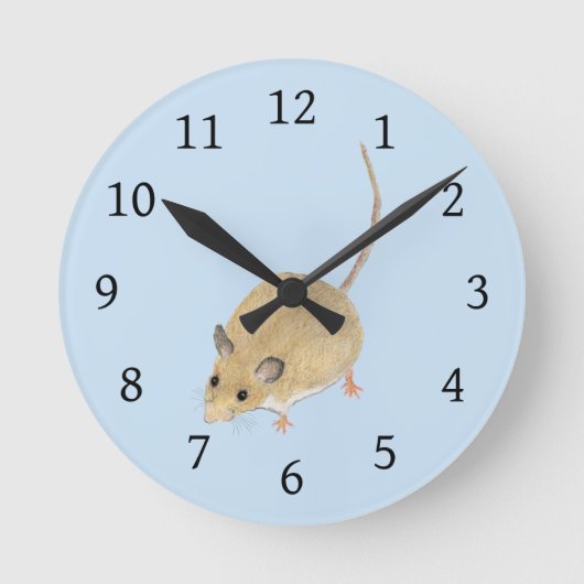 Horloge Ronde Souris (Recto)