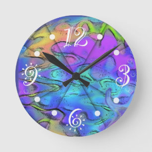 Horloge Ronde Sous la mer