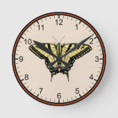 Horloge Ronde Southwestern Yellow Swallowtail Butterfly Small (Recto)