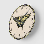 Horloge Ronde Southwestern Yellow Swallowtail Butterfly Small (Angle)