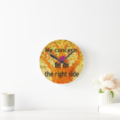 Horloge Ronde Soyez à droite (Maison)