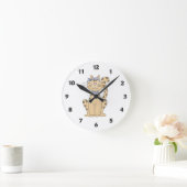 Horloge Ronde Soyez un chat Cool (Maison)