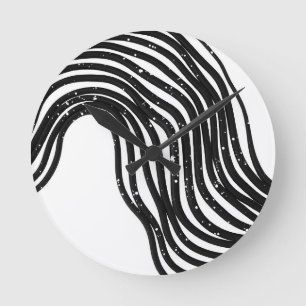 Horloge Ronde Soyez Vivants, Jamais Juste