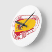 Horloge Ronde Spain Carabiner Flag (Angle)