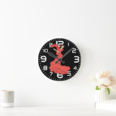 Horloge Ronde Spanish Flamenco Dancer with Fan (Maison)