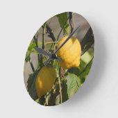 Horloge Ronde Spanish Lemon Graphics (Angle)