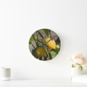 Horloge Ronde Spanish Lemon Graphics (Maison)