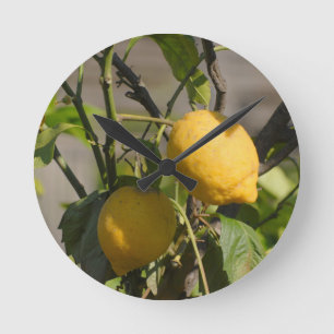 Horloge Ronde Spanish Lemon Graphics
