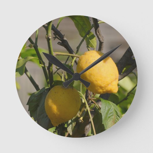Horloge Ronde Spanish Lemon Graphics (Recto)