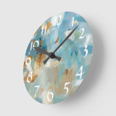 Horloge Ronde Sparkle Beach (Angle)