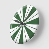 Horloge Ronde Spearmint Stripe (Angle)