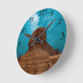 Horloge Ronde Sphinx : Égypte (Angle)