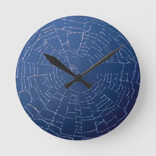 Horloge Ronde Spider Web (Recto)