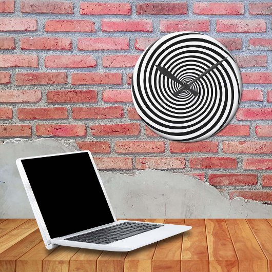 Horloge Ronde Spiral de Time Bending