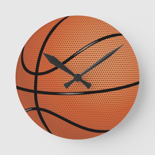 Horloge Ronde Sport de basket-ball (Recto)