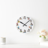 Horloge Ronde Sport Penguins (Maison)