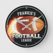 Horloge Ronde Sports Flames (Recto)