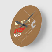 Horloge Ronde Spoutnik (Angle)