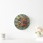 Horloge Ronde Spray 2 (Maison)