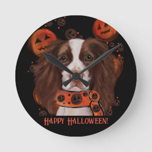 Horloge Ronde Springer Spaniel anglais