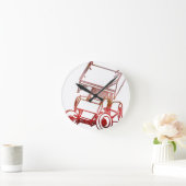 Horloge Ronde Sprint Car Skewed (Maison)