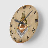 Horloge Ronde Square and Compass with All Seeing Eye (Angle)