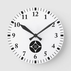 Horloge Ronde Square flower dans les seven treasures