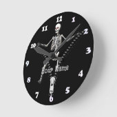 Horloge Ronde Squelette à fermeture éclair (Angle)