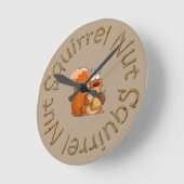 Horloge Ronde squerrl nut close (Angle)
