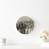 Horloge Ronde St Columba chantant, et attaqué par les druides, (Maison)