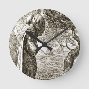 Horloge Ronde St Le Columba change le fruit amer en bonbon, de