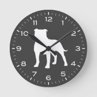 Staffordshire Terrier Dog Silhouette Staffy