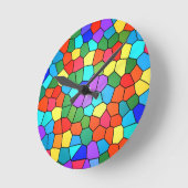 Horloge Ronde Stained Glass (Angle)