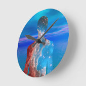 Horloge Ronde Star Man (Angle)