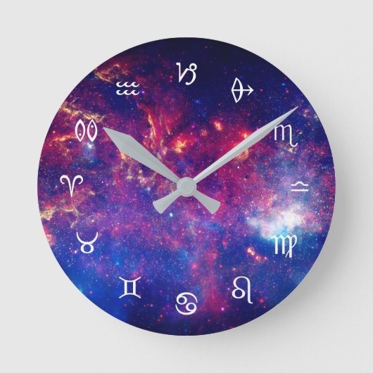 Horloge Ronde Star Signs : astrology (Recto)