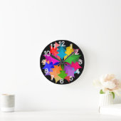 Horloge Ronde Star Wreath  (Maison)