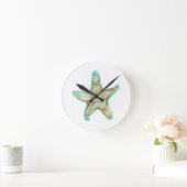 Horloge Ronde Starfish Acrylic Wall Clock (Maison)