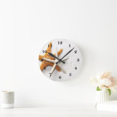 Horloge Ronde Starfish Wall (Maison)