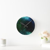 Horloge Ronde Stars Galaxy Gradient (Maison)