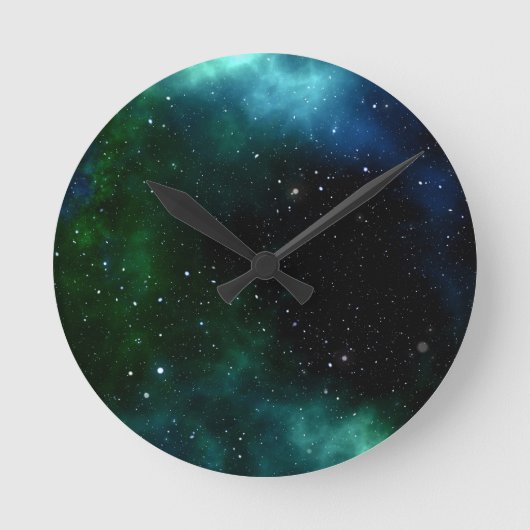 Horloge Ronde Stars Galaxy Gradient (Recto)
