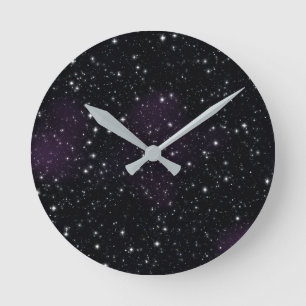 Horloge Ronde Stars spatiaux Galaxy Nebula