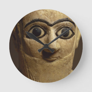 Horloge Ronde Statuette du worsh de l'Ebih-IL de fonctionnaire