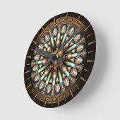 Horloge ronde Steampunk (Angle)