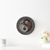 Horloge Ronde Steampunk Yin Yang (Maison)
