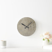 Horloge Ronde Stele des colliers, Hormin recevant l'or (Maison)