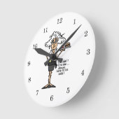 Horloge Ronde Stella avec l'humour d'attitude (Angle)