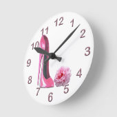 Horloge Ronde Stiletto shoe Art Clocks (Angle)