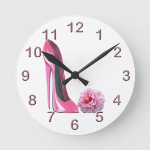 Horloge Ronde Stiletto shoe Art Clocks
