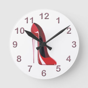 Horloge Ronde Stiletto shoe Art Clocks