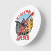 Horloge Ronde Stockholm Suède (Angle)